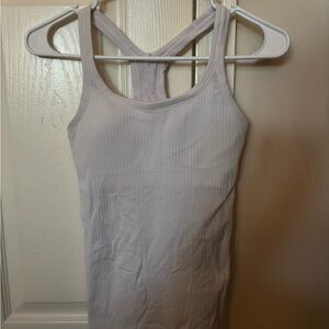 Lululemon Ebb to Street Tank size 2 white